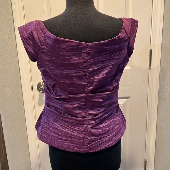 Women’s purple formal blouse size XL - Picture 4 of 11